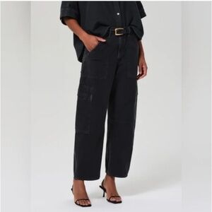 Citizens of Humanity Marcelle Low Slung Easy Cargo in Black 27